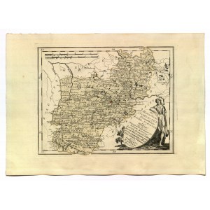 JAWOR, LEGNICA, WOŁÓW. Karte des Herzogtums Jawor, Legnica und Wołów; herausgegeben von F.J.J. von Reilly