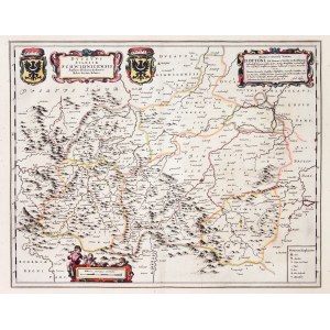 ŚWIDNICA. Mapa Księstwa Świdnickiego; oprac. F. Kühn, wyd. J. Blaeu