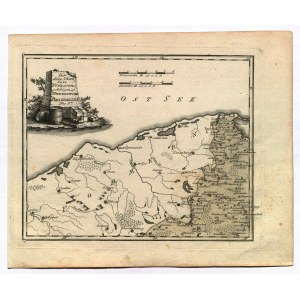 PRUSY KRÓLEWSKIE po zaborze w 1772 r. i POMORZE. Mapa Pomorza i Prus po 1772 r.; wyd. F.J.J. von Reilly