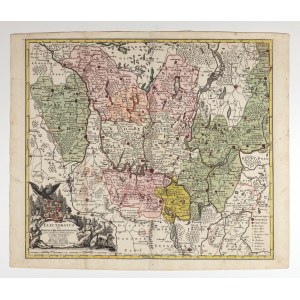 BRANDENBURG, NEW MARCHIA, STETTIN POMERANIA. Map of Brandenburg; published by M. Seutter