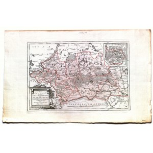 MYŚLIBÓRZ, CHOJNA, GORZÓW WIELKOPOLSKI, STRZELCE KRAJEŃSKIE. Map of the area around Mysliborz, Chojna, Gorzow Wielkopolski and Strzelce Krajeńskie; published by F.J.J. von Reilly