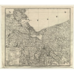 SZCZECIN. Karte der Stettiner Regentschaft; lithographiert in der Fabrik von C.A. Eyraud