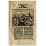 ZNAMIENSK (ros. Знаменск, do 1946 r. Welawa, niem. Wehlau). Widok miasta; pochodzi z: Hartknoch, Krzysztof, Alt- und Neues Preussen Oder Preussischer Historien..., 1684; nad górną ramką napis Welau / Ein altes Städtchen; miedz. cz.-b.