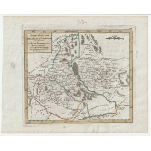 UKRAINA - województwo kijowskie i bracławskie. Wyd. D. Robert de Vaugondy, Paryż, ok. 1740; miedz. kolor.