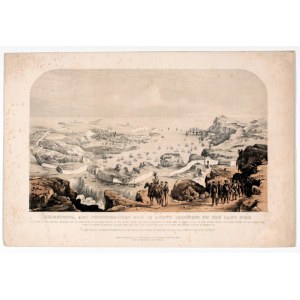 SEVASTOPOL (Севастополь). Ansicht der von den Armeen Englands und Frankreichs belagerten Festung, herausgegeben von Read &amp; Co, London 1854; Buchstabe t.
