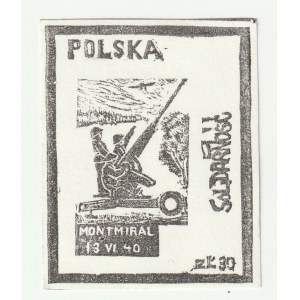 KOLLEKTION von 8 Briefmarken. Montmiral, Mechanics, Gazala, Senio, Battle of the Atlantic, Eagle, Kujawiak, Grom; s. bdb.