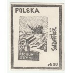 Sammlung von 8 Briefmarken. Wolf, Blitz, Drache, Orkan, Sturm, Falke, Tobruk, Belfort.