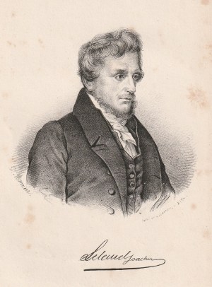 LELEWEL Joachim (1786-1861), historyk, w czasie powstania listopadowego prezes Towarzystwa Patriotycznego, na emigracji przywódca Młodej Polski; lit. cz.-b.