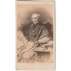 WARSAW. Photo of Archbishop Antoni Melchior Fijałkowski (1778-1861) after his assumption of the Warsaw metropolis in 1856.