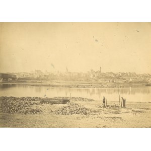 WARSAW. Panorama of Warsaw from the right bank of the Vistula River