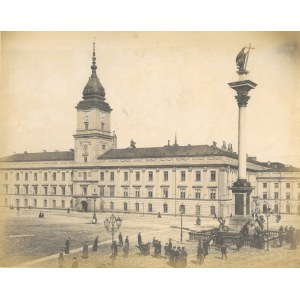 WARSCHAU. Blick auf das Schloss und die Sigismund-Säule