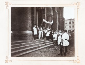 LODZ. Consecration of St. Anne's Church by Warsaw Archbishop Wincenty Teofil Popiel in 1905.
