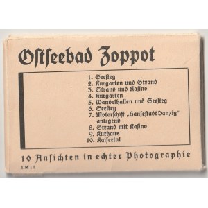 SOPOT. Block 10 Teil-b, Foto im Kartonumschlag mit Ansichten von Sopot