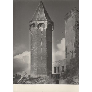GDAŃSK. the Jacek Bastion after reconstruction; photo by Kazimierz Lelewicz, Gdansk-Wrzeszcz, 1952