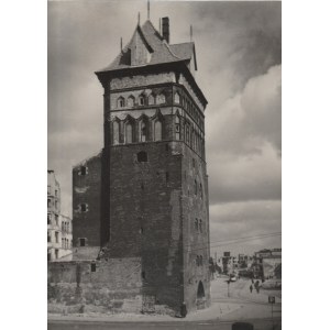 GDAŃSK. prison tower; photo by Kazimierz Lelewicz, Gdansk-Wrzeszcz, 1950