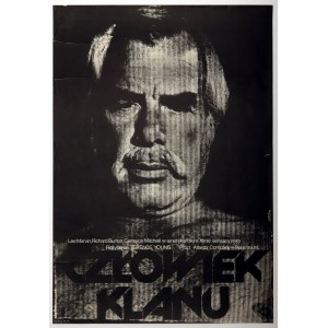 EROL, JAKUB. Plakat z 1978, reklamujący ameryk. film pt. Człowiek klanu z 1974 r.