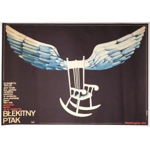 MIKKE, ANNA. Plakat reklamujący radziecko-ameryk. film pt. Błękitny ptak z 1976 r.