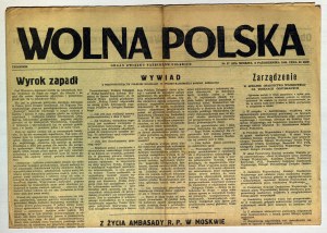 FREE POLAND. No. 37 (125), 8.X.1945