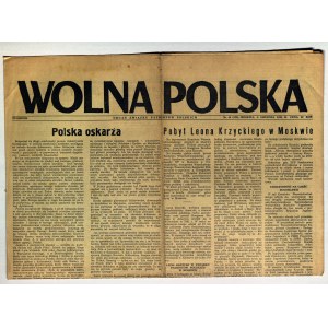 WOLNA POLSKA. Nr 45 (133), 8.XII.1945