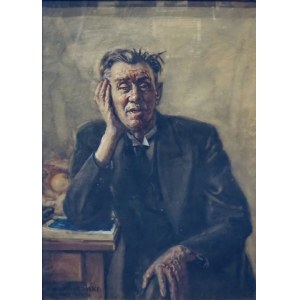 Jerzy Rupniewski, Portret mężczyzny z jabłkiem, 1938 r.