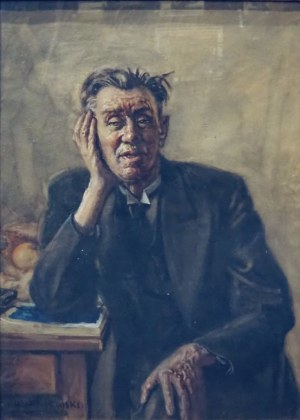 Jerzy Rupniewski, Portret mężczyzny z jabłkiem, 1938 r.