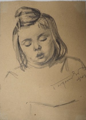Tadeusz Tarkowski, Portret córki, 1941 r.