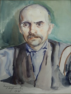 Tadeusz Tarkowski, Portret mężczyzny, 1941 r.