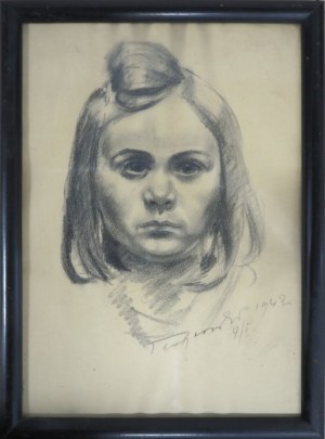 Tadeusz Tarkowski, Bez tytułu (Portret córki), 1942 r.