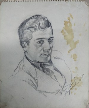 Tadeusz Tarkowski, Portret mężczyzny, 1945 r.
