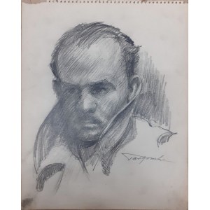 Tadeusz Tarkowski, Portret mężczyzny, lata 40 XX w.