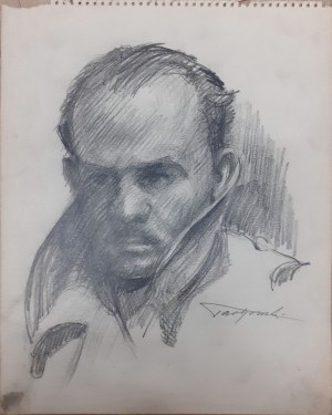 Tadeusz Tarkowski, Portret mężczyzny, lata 40 XX w.