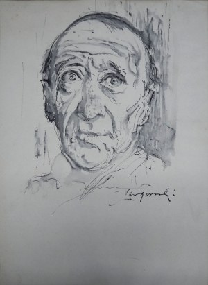 Tadeusz Tarkowski, Portret starca, lata 40 XX w.