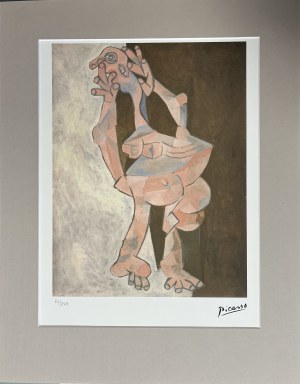 Pablo Picasso ( 1881 - 1973 ), Litografia, 1995 r