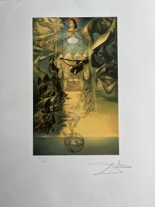 Salvador Dali ( 1904 - 1989 ), Assumpta corpuscularia lapis lazulina