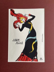 Henri de Toulouse-Lautrec ( 1864 - 1901), Jane Avril, No XXX/XXXIII