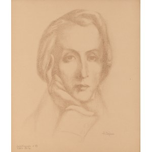 Henryk Stażewski (1894 Warszawa - 1988 Warszawa), Portret, Lata 60. XX w.