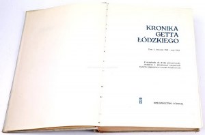 KRONIKA GETTA ŁÓDZKIEGO T.1-2 (komplet)