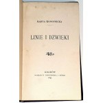 KONOPNICKA - LINIE I DŹWIĘKI wyd.1 z 1897r.