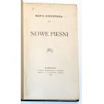 KONOPNICKA - NOWE PIEŚNI wyd.1 z 1905r.
