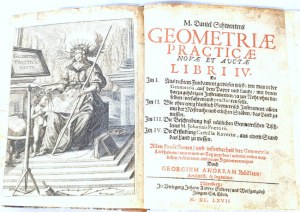 SCHWENTERS - GEOMETRIAE PRACTICAE NOVAE ET AUCTAE LIBRI IV Nurnberg 1667