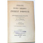 ROHLWES - NAUKA LECZENIA ZWIERZĄT DOMOWYCH z 66 drzeworytami w tekście. Warszawa 1893