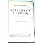 HEMINGWAY - POŻEGNANIE Z BRONIĄ wyd.1