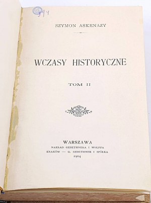ASKENAZY - WCZASY HISTORYCZNE tom II