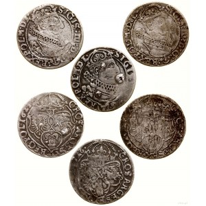 Polska, lot 3 x szóstak, 1624, 1625, 1626, Kraków