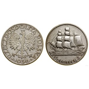 Polska, 5 złotych, 1936, Warszawa