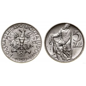 Polska, 5 złotych, 1959, Warszawa