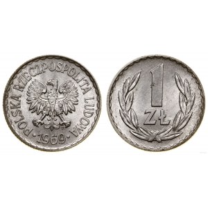 Polska, 1 złoty, 1969, Warszawa
