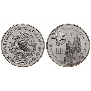 Meksyk, 20 peso, 2010 oM, Meksyk