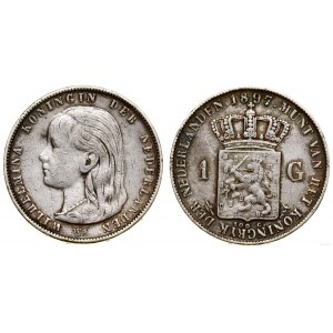 Niderlandy, 1 gulden, 1897, Utrecht