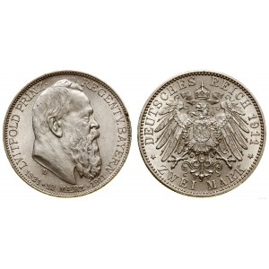 Niemcy, 2 marki, 1911 D, Monachium